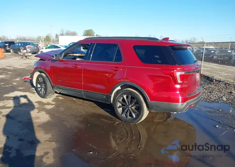 2017 Ford Explorer Xlt z USA, uszkodzony, nr VIN 1FM5K8DH7HGD19103